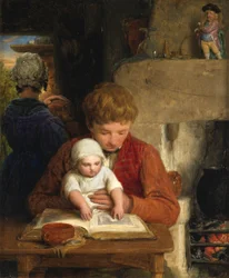 Rustic Happiness, or Father and Child