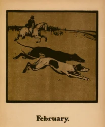 Coursing (February), c.1898