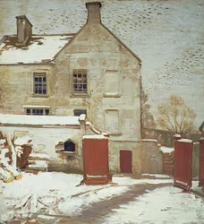 Courtyard in Snow, Sutton Veny