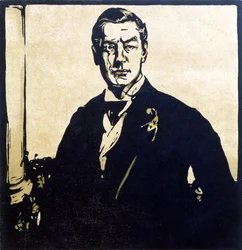 Rt. Hon. Joseph Chamberlain (1836-1914) illustration from 