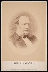 Portrait of Carl Wilhelm Siemens