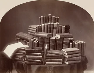 Still Life with Books, 1870s-80s