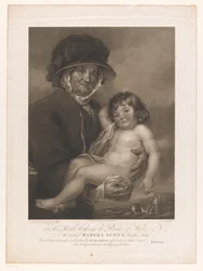 Martha Gunn Carrying a Naked Child