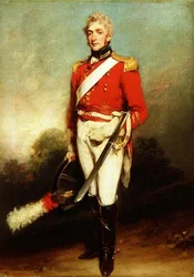 Portrait of James Townley of the 1st Life Guards in Uniform