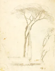 Studies--Villa Borghese, 2 Figures, etc.