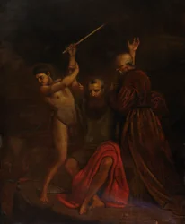 Moses, Aaron and Hur on Mount Horeb