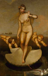 Venus Guiding Eneas and the Trojans to the Latin Shore