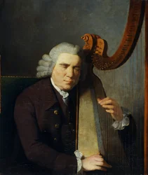 The Blind Harpist, John Parry, 1710-1782, 1775-91