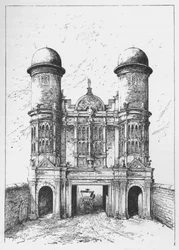 The King Street Gate, Westminster, Demolished 1723