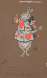 White Rabbit with Herald