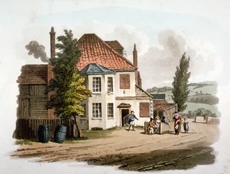 The Farthing Pie House Inn on St Marylebone New Road, London