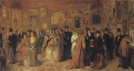 The Private View, 1881, 1882