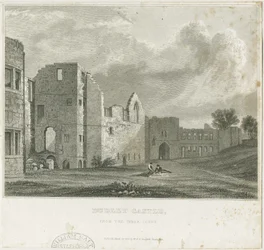 Dudley Castle - The Keep (engraving)