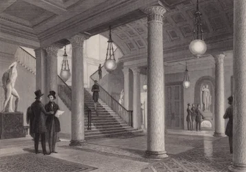 Hall of the Athenaeum Club, Westminster, London