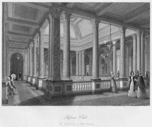 Reform Club. The Corridors of the Saloon, c. 1841