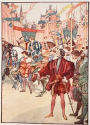 The Field of the Cloth of Gold, June 1520, illustration from 