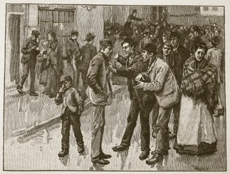The Preston Strike, illustration from 