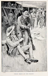 Yorke meets an old friend, an illustration from 