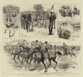 The Royal Horse Artillery Sports at Canterbury
