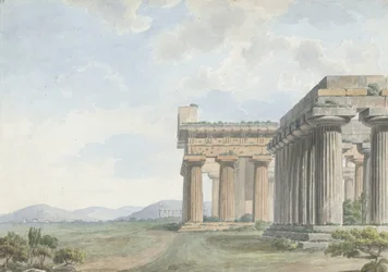 Views in the Levant: Temple Ruins at Paestum, c.1785