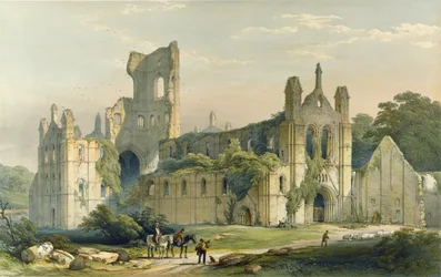 Kirkstall Abbey, Seen from the Northwest. From 