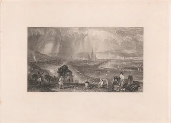 Distant View of Rouen