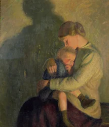 Mother and Child: Candlelight