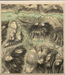 Pass of Glencoe, from the Roy Military Survey of Scotland