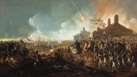 The Duke of Wellington at la Haye Sainte, The Battle of Waterloo