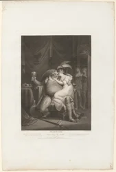 Prince Hal and Poins Surprise Falstaff with Doll Tearsheet