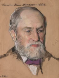 Simeon Eben Baldwin B.A. 1861, Prof. of Law 1872-1912 Governor of CT