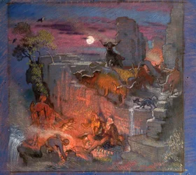 Study for Highland Raiders, c.1918