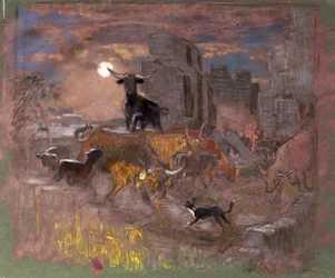 Study for Highland Raiders, c.1918