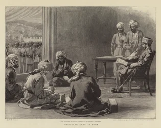 Nasrullah Khan at Home