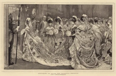 Preparing to Enter Her Majesty