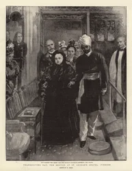 Thanksgiving Day, the Service at St George
