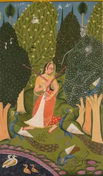 Gaudi Ragini, Page from a Ragamala Series