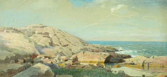 The Maine Coast at Sunset