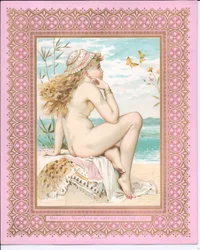 Bathing Beauty at a Beach, c.1881