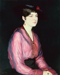 The Pink Blouse, Portrait of Sylvia Parsons