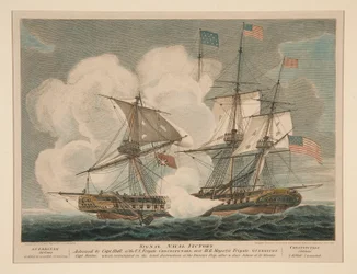Signal Naval Victory Achieved, Constitution and Guerriere