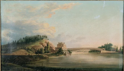 View of a Bridge over the Schuylkill River