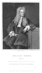 Isaac Newton, English Mathematician and Physicist, 1836