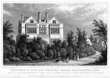 Residence of General Sir Herbert Taylor, Baronet, Regents Park, London