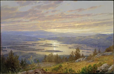 Lake Squam from Red Hill