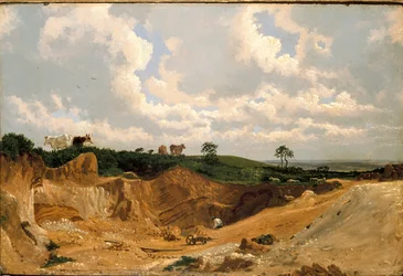 Gravel Pit on Shotover Hill, near Oxford