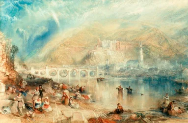 Heidelberg with a Rainbow