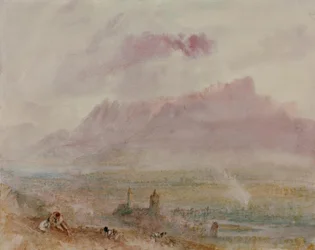 The Town and Lake of Thun