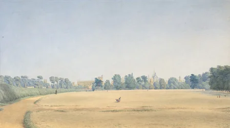 View of University Park Looking Towards New College, Oxford, after 1825