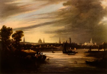 West Prospect of Oxford, 19th century